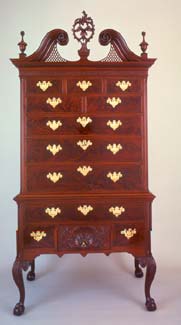Philadelphia High Chest of Drawers Bayou Bend Collection 1750 - 1780