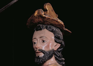 Saint James on Horseback - face 