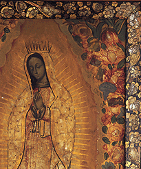 imagen del cuerpo y forma de vestir de la Virgen