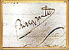 Agreement bearing Napoleon's signature